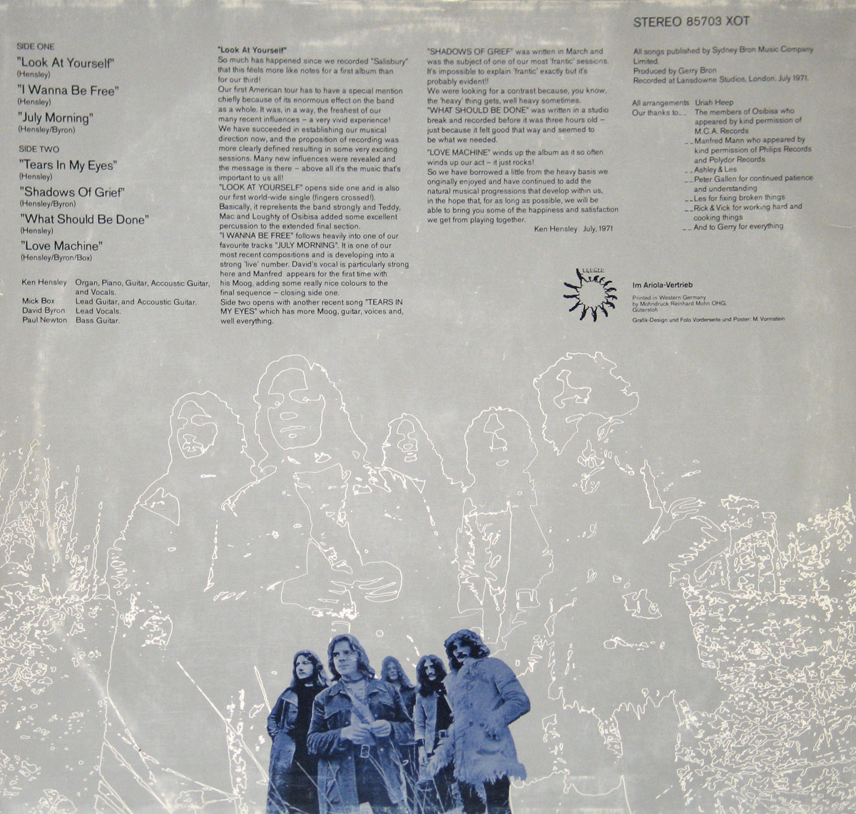 High Resolution Photos of uriah heep look yourself germany bronze 